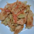 nyaoko♪'s cooksnap of when they made 鶏胸肉とキャベツのピリ辛炒め。.