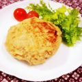 ふうはっちゃん's cooksnap of when they made 簡単節約もやしハンバーグ☆お弁当に☆.
