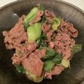 chou*'s cooksnap of when they made 牛肉とチンゲン菜のオイスターソース炒め.