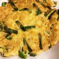 やなユミ's cooksnap of when they made ニラとえのきのチヂミ.