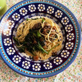 妻を愛する救急医's cooksnap of when they made 牡蠣と春菊の和風パスタ.