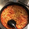 ばぁばパパ's cooksnap of when they made 旦那作！絶品☆ツナのトマトクリームスパ☆.