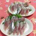 赤い電話's cooksnap of when they made 簡単おつまみ☆新鮮イワシのお刺身.