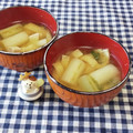 みかかめ's cooksnap of when they made ごま油風味の焼きねぎ焼き油揚げのお味噌汁.