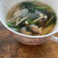 ＊★とも＊☆'s cooksnap of when they made 春菊のための☆スープ.