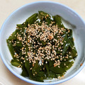 amjkao's cooksnap of when they made 堅いわかめの芯・茎捨てずに♪ピリ辛和え♪.