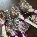 料理苦手mama's cooksnap of when they made チョコパイポップ.