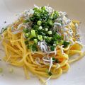 マリコESH04V☆'s cooksnap of when they made カルディのウニバターでしらすのせパスタ.