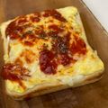 どあら1994's cooksnap of when they made 目玉焼きトースト.