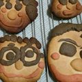 ニャンちゅう23's cooksnap of when they made 心を込めて贈ろう　❤　似顔絵クッキー　❤.