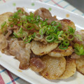 クックぷぷuta☆'s cooksnap of when they made 簡単～♪長いもと豚バラの甘辛炒め.