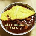 ひトみ's cooksnap of when they made ひき肉と茄子のオムハヤシ.