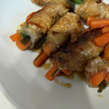 67luna's cooksnap of when they made 妊娠、授乳に！昆布と野菜の豚肉巻き.