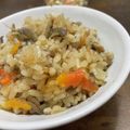 hey-youta's cooksnap of when they made 牛蒡と鶏ミンチの炊き込みご飯.