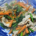 水月～Miduki～'s cooksnap of when they made 豚肉とほうれん草のポン酢炒め.