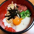 ききゆめ's cooksnap of when they made 大戸屋さんばくだん丼みたいなねばねば丼.