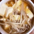 ちゃぎー's cooksnap of when they made 豆腐ともやしスープ.