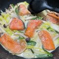 ちぇんばあ's cooksnap of when they made 生クリームで鮭のクリーム煮.