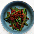 ﾄﾘﾏﾖ's cooksnap of when they made いんげんの唐揚げ.