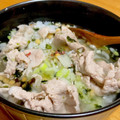 emi☆24's cooksnap of when they made 簡単、美味しい、豚茶漬け（とんちゃづけ）.