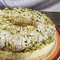 coffeetree's cooksnap of when they made 濃厚な香りのピスタチオチーズケーキ.