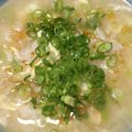 ちゃーりーWKY's cooksnap of when they made 蟹缶雑炊.
