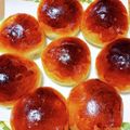 ringogood's cooksnap of when they made 中種法でクリームパン.