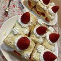 SYKママ's cooksnap of when they made 簡単♡いちごのミルフィーユ.