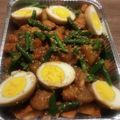 Yokchina's cooksnap of when they made 金いりごまじゃがいもと薩摩あげの韓国風煮.
