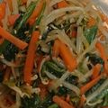 precious☆'s cooksnap of when they made コクうま！もやしとほうれん草のナムル.