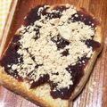 わたさな2016's cooksnap of when they made 安い食パンがご馳走に！きな粉あんトースト.
