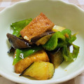 okura_k's cooksnap of when they made あるもので★ナスとピーマンと厚揚げ★.