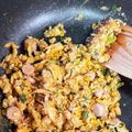 ☆あさ's cooksnap of when they made 低糖質！オートミールキムチチャーハン.