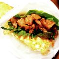 chisari's cooksnap of when they made おうちで簡単♪焼肉ライスバーガー.