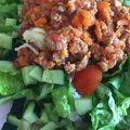soratea's cooksnap of when they made 本格的に！寄せてます！タコライス＋大豆.
