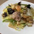 チョロ坊's cooksnap of when they made 麺も美味✿残り物で簡単海鮮あんかけ焼そば.
