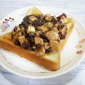 ＠迷子＠'s cooksnap of when they made バナナあんこトースト.