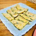 ねっちゃんっ's cooksnap of when they made カリモチ♪にらと玉ねぎのお焼き.