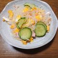 クック3WN6OH☆'s cooksnap of when they made 簡単★中華風春雨サラダ.