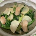 クック5NOFPV☆'s cooksnap of when they made 時短☆かぶとベーコンとほうれん草のソテー.