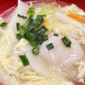 かのと's cooksnap of when they made 余り物食材で！水餃子かきたまスープ.