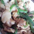 waaao's cooksnap of when they made 豚バラ肉と筍のチンジャオロース風.
