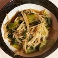 クックR4LXWX☆'s cooksnap of when they made もやしとチンゲン菜のごまオイスター炒め.