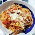 ayapui's cooksnap of when they made パパッとランチ♡トマト缶で贅沢ナポリタン.