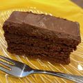 豆とオリーブ's cooksnap of when they made ザッハトルテ風 ガナッシュサンドケーキ.