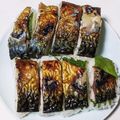 Marcot's cooksnap of when they made 焼き鯖寿司.
