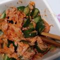 小５料理男子's cooksnap of when they made 簡単☆きゅうりのツナキムチ和え.