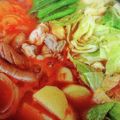norikolo's cooksnap of when they made トマト缶で作る甘め濃厚【トマト鍋】.