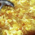 よし母さん♪'s cooksnap of when they made 生姜でポカポカ！とろ〜り白菜卵スープ.