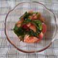 violets's cooksnap of when they made トマトとシソだけ夏サラダ♪.